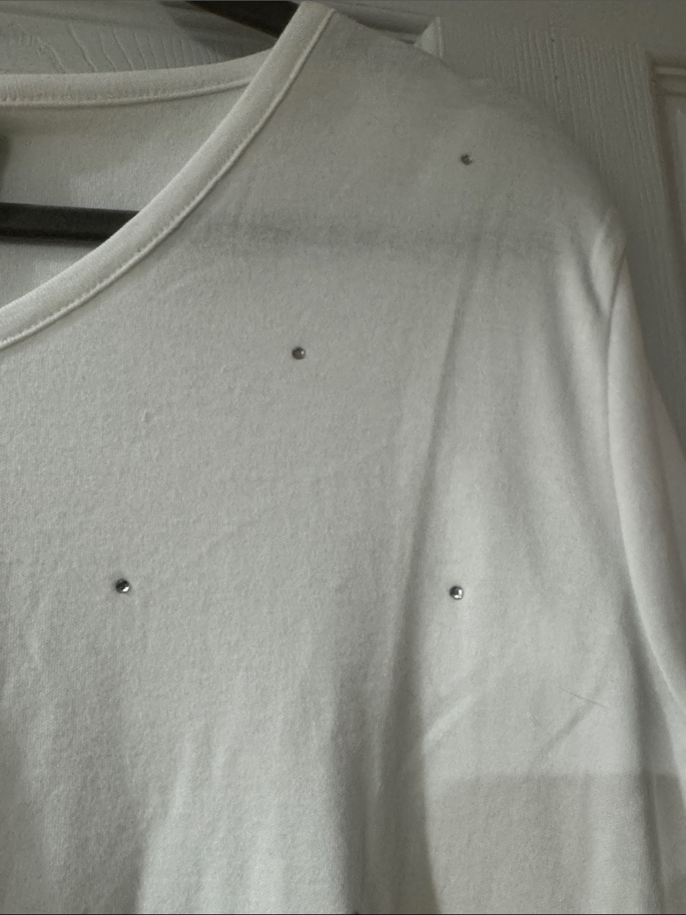 Quacker Factory Rhinestone T-shirt - Picture 3 of 4